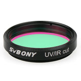 SVBONY 1.25'' UHC + UV-IR+CLS 3 uds Filtros de eliminación de contaminación lumínica para telescopios astronómicos Ocular Observaciones de profundidad 