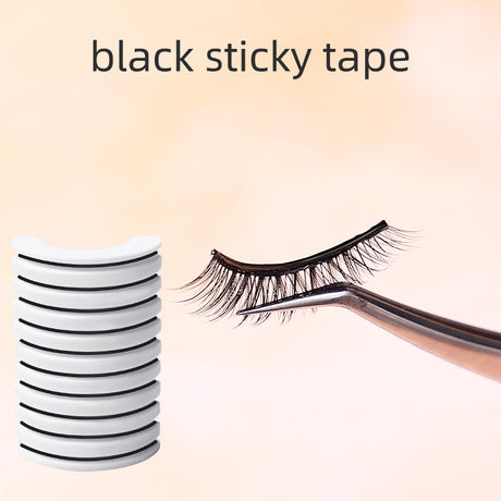 10 Packs Of Self-Adhesive Eyelash Strips Waterproof And Sweat-Proof With Transparent Self-Adhesive Jelly Strips For Any Eyelashes - V.I.P Digital Presence