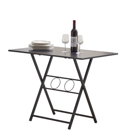 Small foldable office desk, suitable for small spaces, living rooms, multifunctional computer desks, writing workstations, - V.I.P Digital Presence