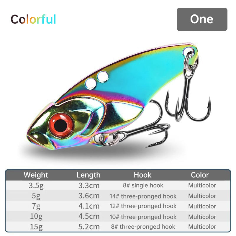 1PCS 3.5g/5g/7g/10g/15g VIB Fishing Lure – Rattlesnake Iron Jig, long-cast hard lure for predatory fish. - V.I.P Digital Presence