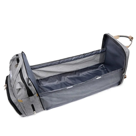 New Outdoor Folding Bag with Baby Can Sleep Mommy Bag Multi-functional Bottle Backpack Diaper Backpack - V.I.P Digital Presence
