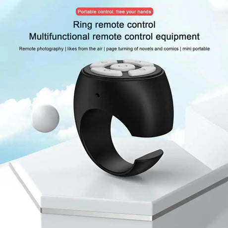 Bluetooth ring remote control tablet phone camera controller remote control page turning - V.I.P Digital Presence