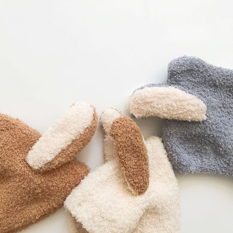 Baby Hat Warm In Autumn And Winter Baby Rabbit Ears Plush Korean Version Ear Cap Baby Hat Cute - V.I.P Digital Presence