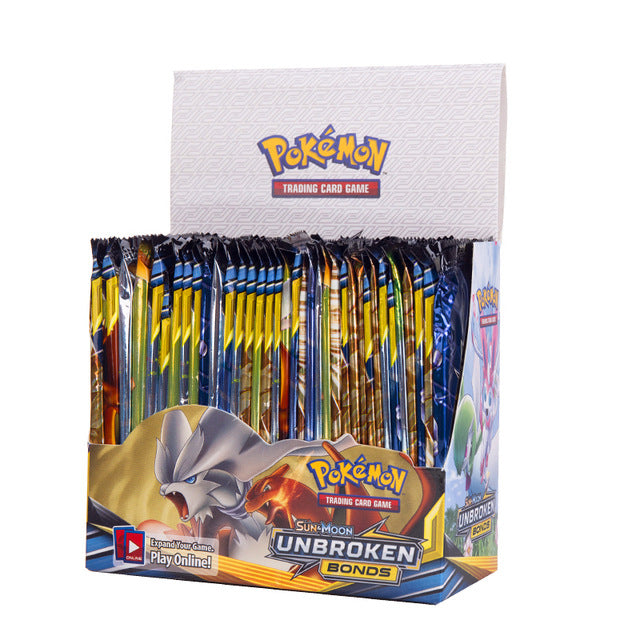 Caja ciega de cartas de Pokémon Darkness, bolsa plateada para robar cartas de Pokémon