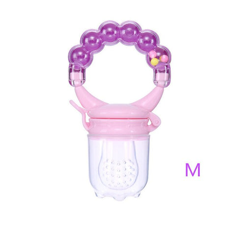 Hot Sale 1 Pcs Food Baby Pacifiers Nipple Pacifiers for Baby Fruit Feeder Nipples Feeding Safe Pacifier Hand Bell Toy - V.I.P Digital Presence