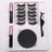 Eight Pairs Of Magnet False Eyelashes With Round Box Mirror Magnetic Iron-Absorbing Stone Eyelashes Magnetic Eyeliner Liquid Eyelashes - V.I.P Digital Presence