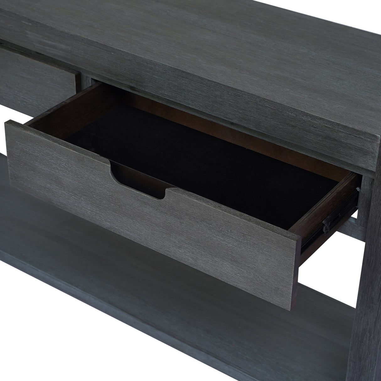 U_STYLE Console Table Entryway Table for Hallway Living Room with 2 Drawers and 1 Shelf - V.I.P Digital Presence