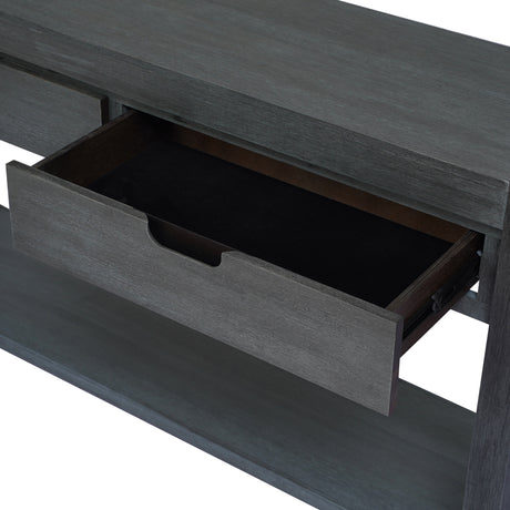 U_STYLE Console Table Entryway Table for Hallway Living Room with 2 Drawers and 1 Shelf - V.I.P Digital Presence