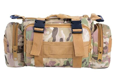 Black Hawk Commandos Multi-function Practical Waist Pack  Handlebar military Camouflage Shoulder Bag for outdoor sports activities - V.I.P Digital Presence