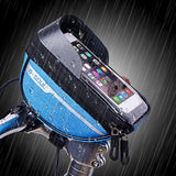 Cycling Bicycle Bike Head Tube Handlebar Cell Mobile Phone Bag Case Holder Case Pannier Waterproof Touchscreen Polyester Bike ba - V.I.P Digital Presence