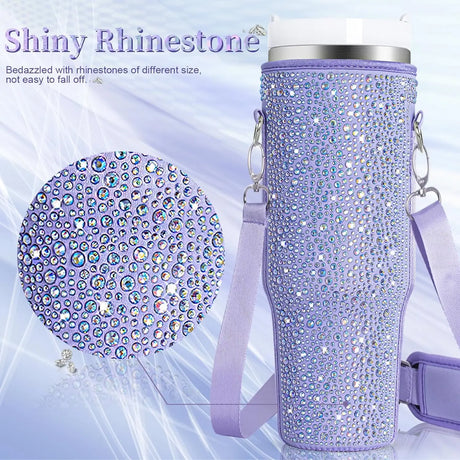 Diamond Mug Sleeves For  Portable Water Kettle Carrier Holder Bag With Straps Outdoor Drinkware Accessory - V.I.P Digital Presence
