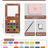 Mini watercolor paint box and small notebook Mingke 8-color wooden box mini drawing board solid watercolor painting - V.I.P Digital Presence