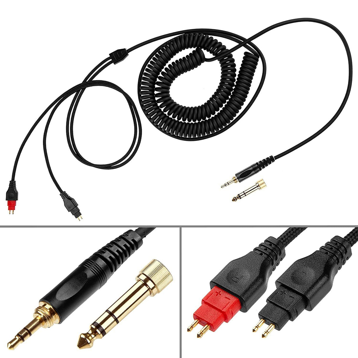 Suitable for Senhai HD580 HD600 HD650 HD660S Spring Earphone Audio Cable - V.I.P Digital Presence