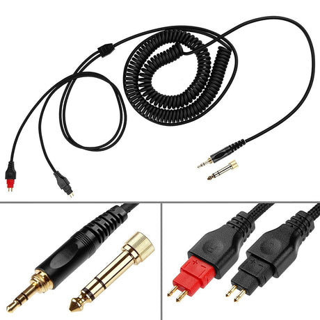 Suitable for Senhai HD580 HD600 HD650 HD660S Spring Earphone Audio Cable - V.I.P Digital Presence