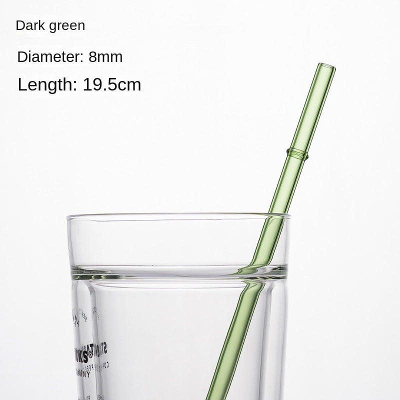 Eco-Friendly High Borosilicate Glass Straw Durable Heat-Resistant Starbucks Kids Straw 27cm Customized - V.I.P Digital Presence