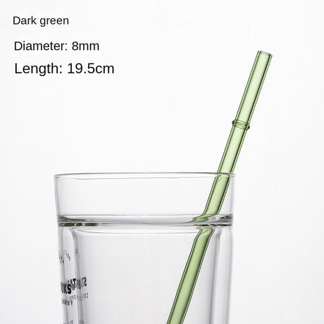 Eco-Friendly High Borosilicate Glass Straw Durable Heat-Resistant Starbucks Kids Straw 27cm Customized - V.I.P Digital Presence