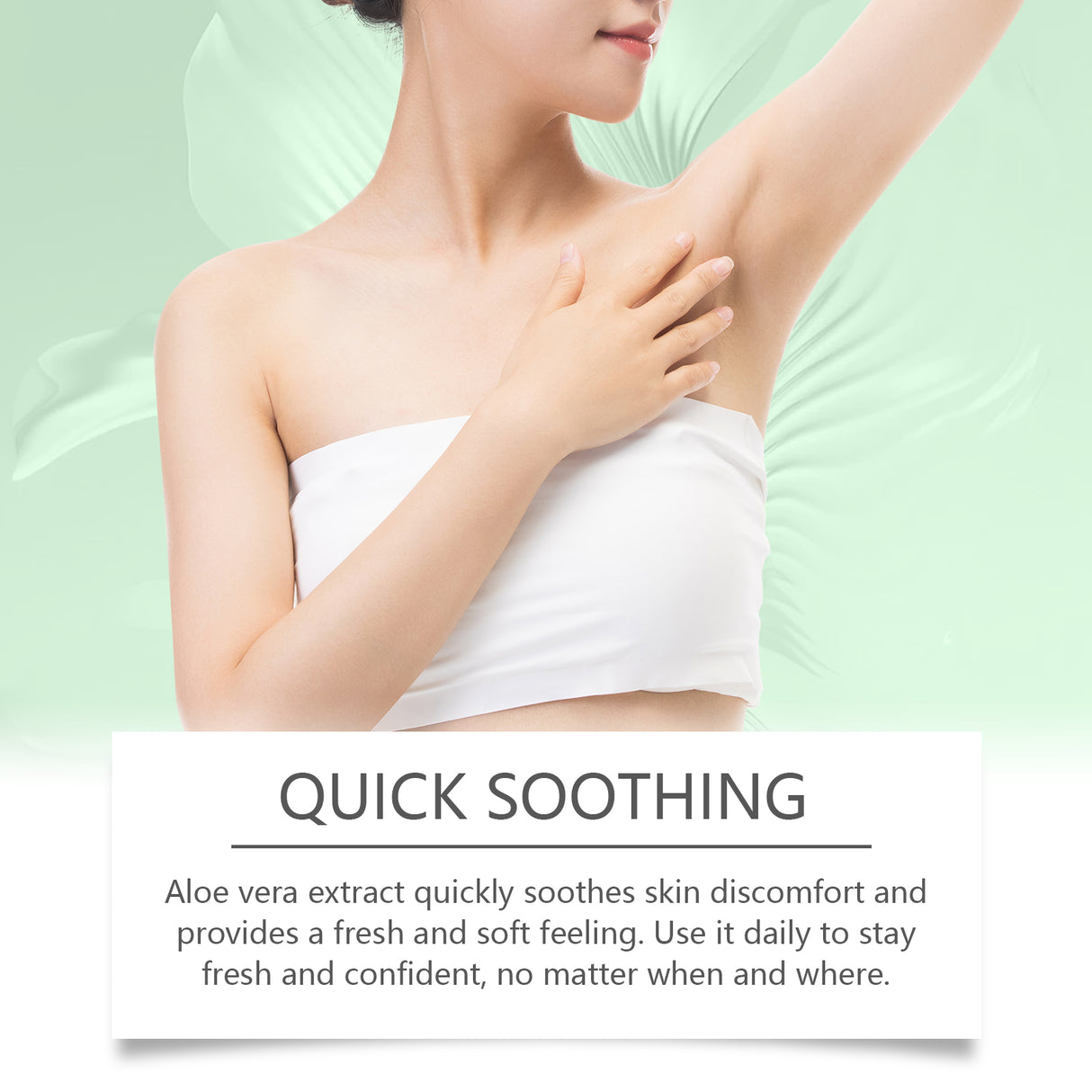 Aloe Vera Underarm Spray Refreshing Spray Hydrates, Leaves Fragrance, Nourishes And Refreshes Underarms