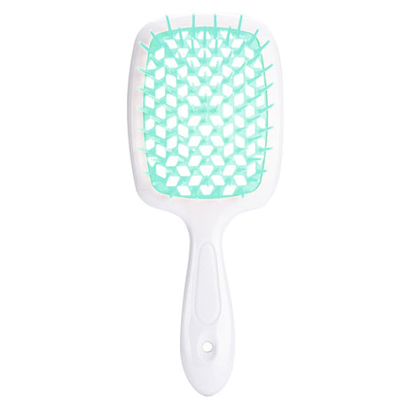 Honeycomb hollow massage comb, smooth hair grid comb, smooth hair dry and wet dual-purpose comb, curly and fluffy hair styling comb - V.I.P Digital Presence