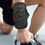Sports running mobile arm bag, women's fitness wrist bag, breathable PU arm strap, outdoor cycling men's arm cover, mobile phone - V.I.P Digital Presence