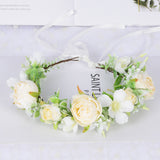 Hawaiian Wreath Wreath Simulation Flower Headwear Forest Fairy Girl Style Scenic Area Photo Headflower - V.I.P Digital Presence