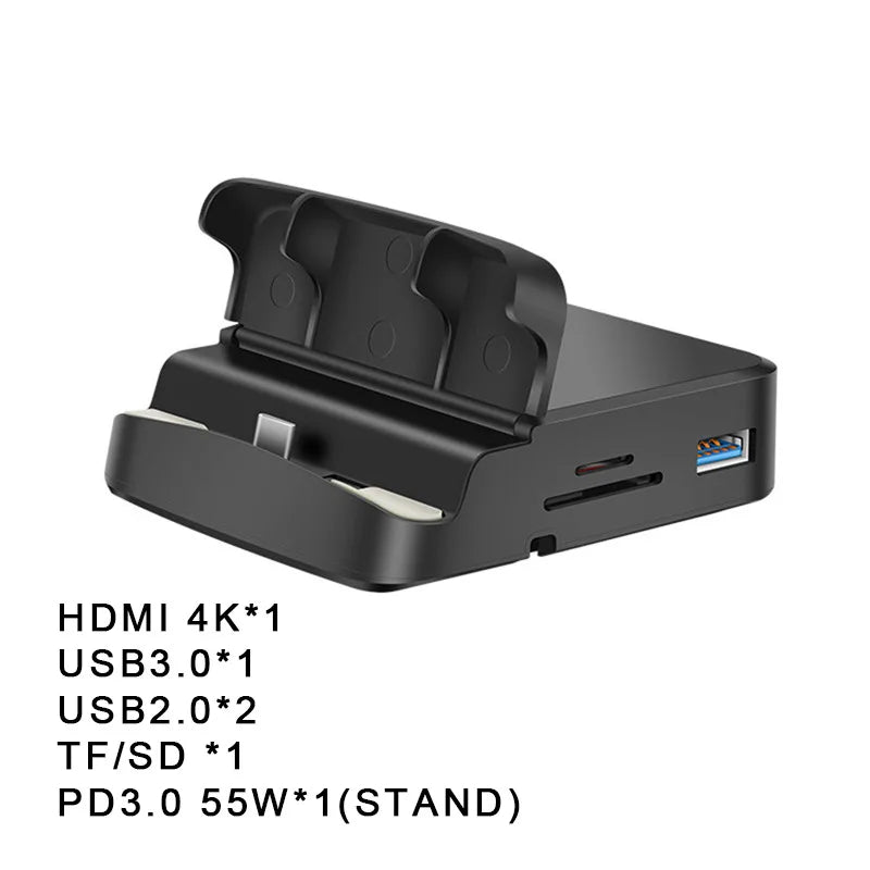 8 in 1 Type C HUB Docking Station Phone Stand USB C To HDMI-compatible Dock Power Charger Adapter For MacBook For Samsung HUAWEI - V.I.P Digital Presence