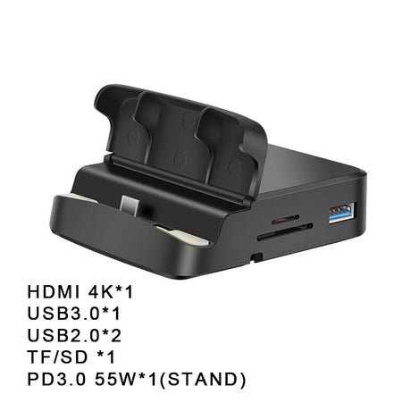 8 in 1 Type C HUB Docking Station Phone Stand USB C To HDMI-compatible Dock Power Charger Adapter For MacBook For Samsung HUAWEI - V.I.P Digital Presence