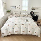 Cartoon Four-Piece Set Fresh Autumn and Winter Single Student Dormitory Bedding Sheet Three-Piece Set Single Quilt Cover - V.I.P Digital Presence