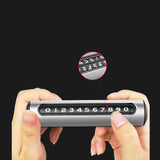 Parking Plate Moving License Plate Number Plate Password Hidden Temporary Parking Plate Metal Gift - V.I.P Digital Presence