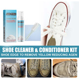 Shoe Cleaning Care Set Small White Shoes Yellow Edge Stain Cleaning White Portable Whitening Agent - V.I.P Digital Presence