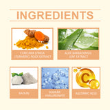 Turmeric Vitamin C Mud Film Refreshing Moisturizing Improve Darkness Clean Oil Control Reduce Acne