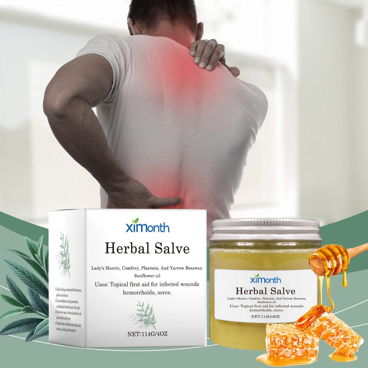 Joint Herbal Cream For Shoulder, Neck, Elbow And Knee Discomfort Body Treatment Massage Cream - V.I.P Digital Presence