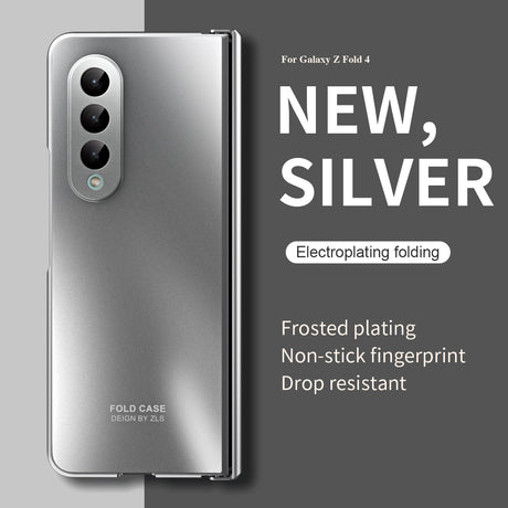 Suitable for Samsung Fold5 phone case ZFOLD4 folding screen solid color electroplating Fold3 all inclusive anti drop protective case 5G - V.I.P Digital Presence