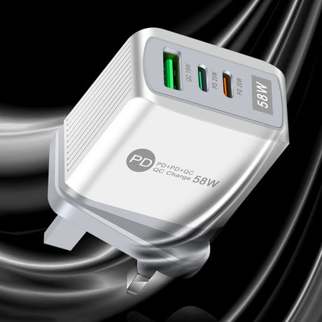 Luminous 58W dual fast charging 2PD+QC3.0 USB fast charging mobile phone charger - V.I.P Digital Presence