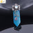 CSJA Vintage Large Natural Stone Sword-Shaped Pendant Jewelry Striped Crystal Agate Tiger Eye Jewelry Pendant Without Chain - V.I.P Digital Presence