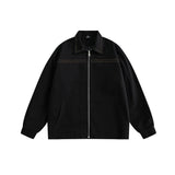 Jacket rivet lapel zipper jacket for men - V.I.P Digital Presence