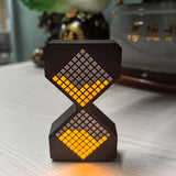 Cyber-style LED electronic sand timer: gravity-sensing, 1-30min countdown, tech decompression toy - V.I.P Digital Presence