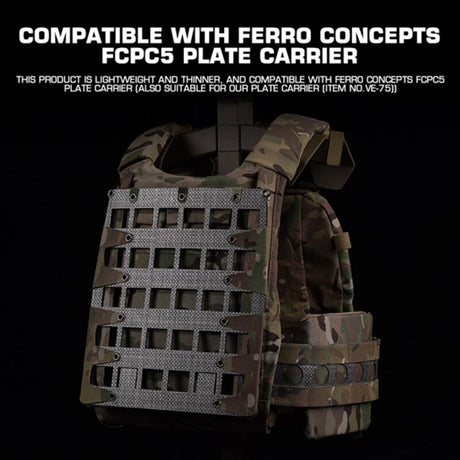 Tactical Vest - Molle Zipper Back Panel, for Paintball, Airsoft, Outdoor Hunting. Plate Carrier Expansion Equipment. - V.I.P Digital Presence