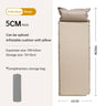 Colchón de aire autoinflable con diseño de camuflaje, ideal para camping y almohada. 
