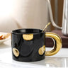 Creative Electroplated Ceramic Mug Office Large Handle Coffee Mug Home Breakfast Cup Juice Cup Milk Cups Couple Water Cup - V.I.P Digital Presence