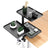 3 - Tier Multifunctional Desk Side Storage Rack - Organize Your Workspace Effortlessly - V.I.P Digital Presence