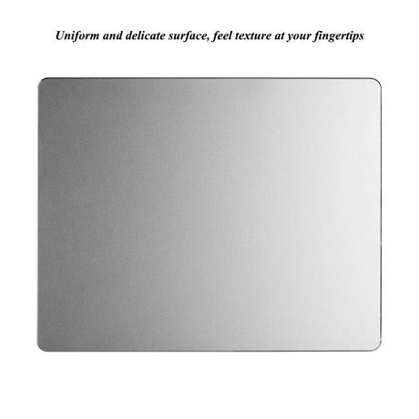 Aluminum Alloy Smooth Mouse Pad 240x180/300mm Hard Metal Slim Desk Mat Rubber Anti-slip Bottom Speed Control Mousepad For Gaming - V.I.P Digital Presence