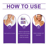 Body Care Cream Mild Long-Lasting Light Fragrance Body Parts Sweat Odor Refreshing Skin Care Body Cream