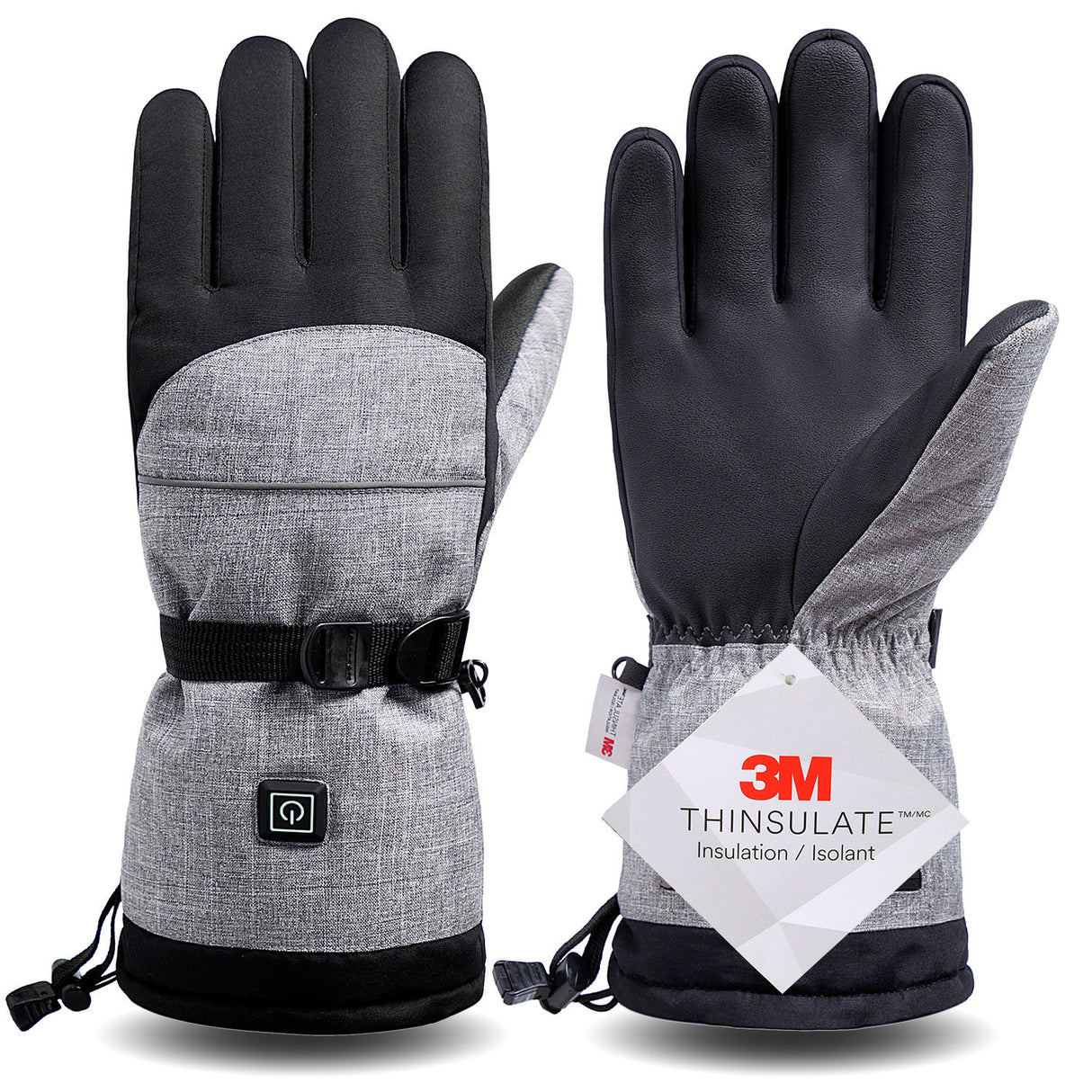 Intelligent Heating Gloves Full Fat Touch Screen Warm Waterproof Outdoor Motor Sports Electric Heating Ski Gloves - V.I.P Digital Presence