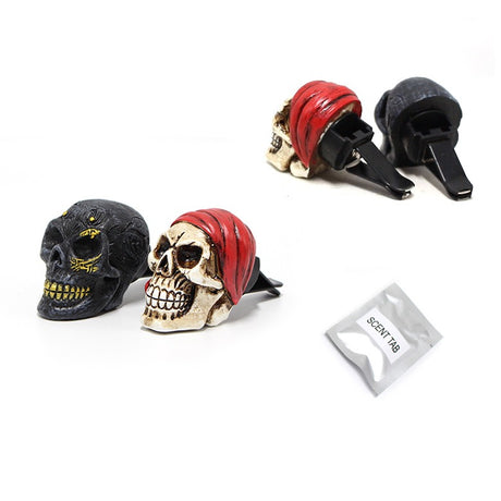 Pirate Ghost Head Aromatherapy Pendant Resin Car Air Outlet Skeleton Head Decoration - V.I.P Digital Presence