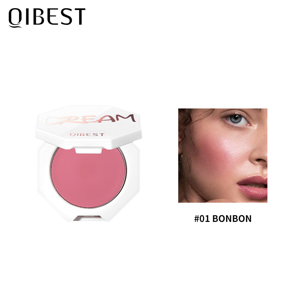 QIBEST Velvet Blush Cream Moist And Delicate Natural Repairing Rouge Cream Blush Powder Cream Is Easy To Color - V.I.P Digital Presence