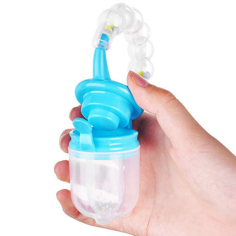 Hot Sale 1 Pcs Food Baby Pacifiers Nipple Pacifiers for Baby Fruit Feeder Nipples Feeding Safe Pacifier Hand Bell Toy - V.I.P Digital Presence
