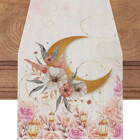 Printed Moon Castle House Tablecloth Home Decoration Party Festival Atmosphere Table Flag - V.I.P Digital Presence