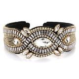 Fashionable Super Flash Claw Chain Colorful Water Diamond Hair Hoop Cross Head Hoop Female - V.I.P Digital Presence