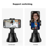 Palo selfie portátil todo en uno con disparo inteligente automático, rotación de 360°, seguimiento facial automático, seguimiento de objetos, soporte para teléfono con cámara para vlogs 