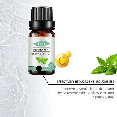 Mint Skin Care Essential Oil, Living Room Office Mint Fragrance Body Soothing Long-Lasting Moisture Lock To Enhance Skin - V.I.P Digital Presence